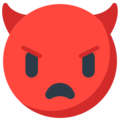 👿 gniewna twarz z rogami (Imp)