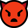 👿 Angry Face with Horns (Imp) in microsoft