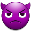 👿 Angry Face with Horns (Imp) in samsung