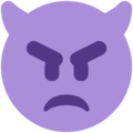 👿 Angry Face with Horns (Imp) in twitter