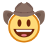 🤠 chapéu de cowboy