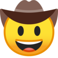 🤠 Face with Cowboy Hat in google
