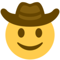 🤠 Face with Cowboy Hat in twitter