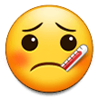 🤒 Face with Thermometer in samsung