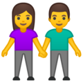 👫 Man and Woman Holding Hands in google