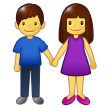 👫 Man and Woman Holding Hands in samsung