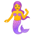 🧜‍♀️ Mermaid in google