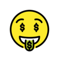 🤑 Geld-Mund-Gesicht