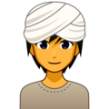 👳 persona che indossa turbante