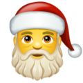 🎅 Santa in whatsapp