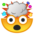 🤯 Shocked Face with Exploding Head in google