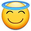 😇 Smiling Face with Halo in samsung