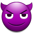 😈 Smiling Face with Horns in samsung