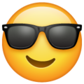 😎 Smiling Face with Sunglasses in whatsapp