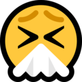 🤧 Sneezing Face in microsoft