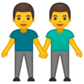 👬 Two Men Holding Hands in google