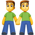 👬 Two Men Holding Hands in facebook