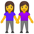 👭 Two Women Holding Hands in google