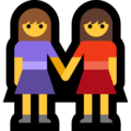 👭 Two Women Holding Hands in microsoft