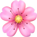 🌸 Pink Flower in apple