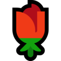 🌹 Red Rose in microsoft