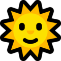 🌞 Smiling Sun in microsoft