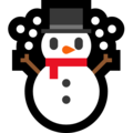 ☃️ Snowman in microsoft