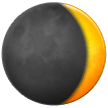 🌒 Waxing Crescent Moon in samsung