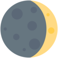 🌒 Waxing Crescent Moon in twitter