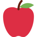 🍎 Red Apple in twitter
