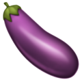 🍆 Eggplant in whatsapp