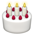 🎂 Birthday Cake in apple