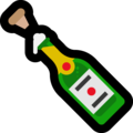🍾 Bottle with Popping Cork in microsoft