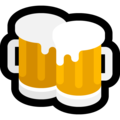 🍻 Clinking Beer Mugs in samsung