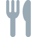 🍴 Fork and Knife in twitter