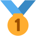 🥇 1st Place Medal in twitter