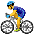 🚴‍♂️ Man Biking in apple