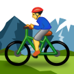 🚵‍♂️ Man Mountain Biking in microsoft