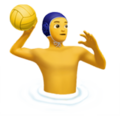 🤽‍♂️ Man Playing Water Polo in apple