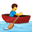🚣‍♂️ Man Rowing Boat in microsoft