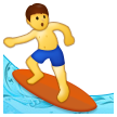 🏄‍♂️ Man Surfing in microsoft