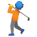 🏌️ Person Golfing in google