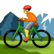 🚵 Person Mountain Biking in microsoft
