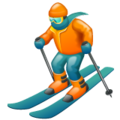 ⛷️ Skier in whatsapp