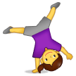 🤸‍♀️ Woman Cartwheeling in microsoft