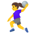 🤾‍♀️ Woman Playing Handball in google