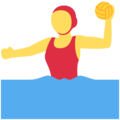 🤽‍♀️ Woman Playing Water Polo in twitter