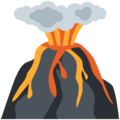 🌋 Volcano in twitter