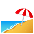 🏖️ Beach with Umbrella
