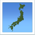 🗾 Map of Japan in apple
